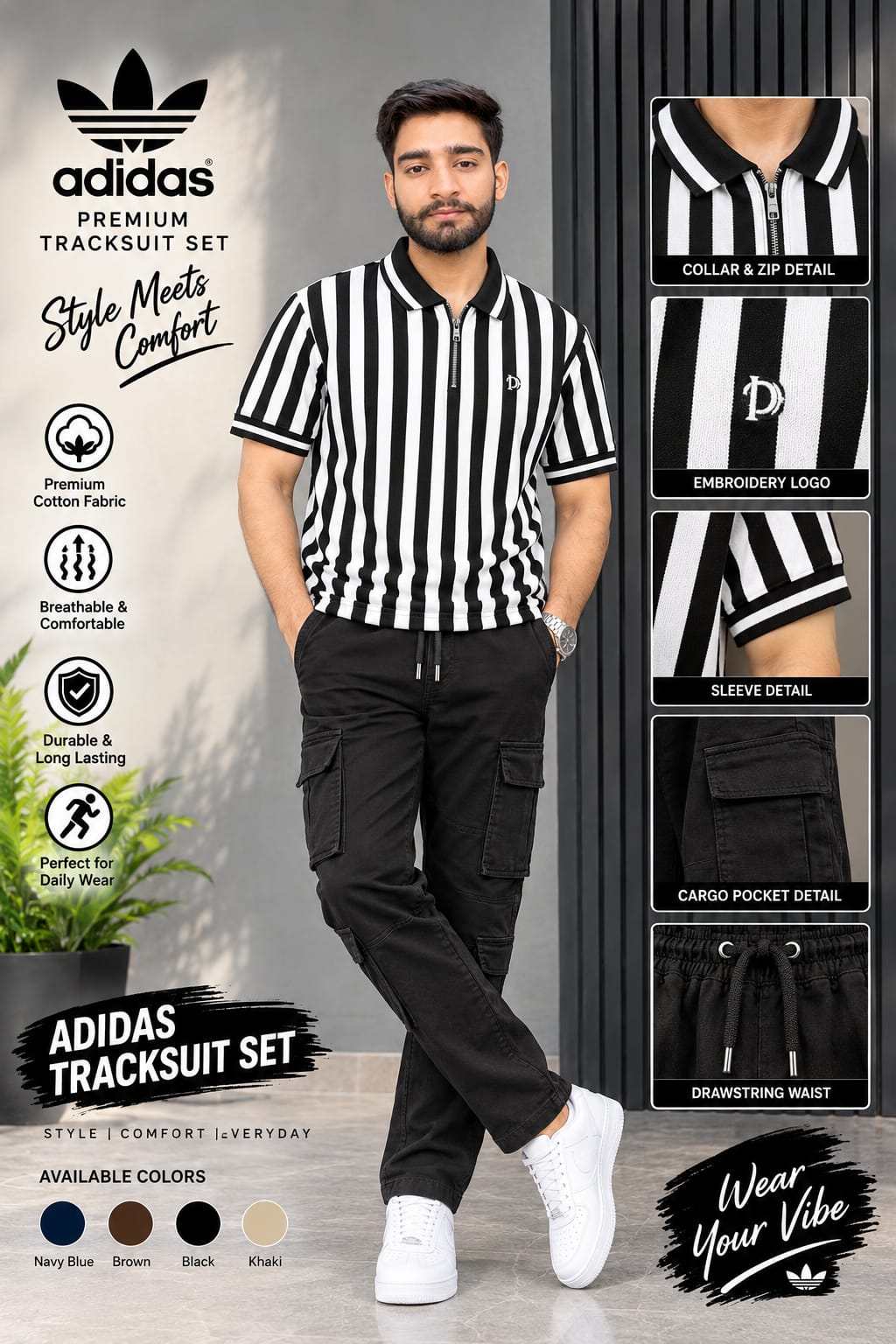 Premium Shirt & Cargo Trouser Set - Image 2